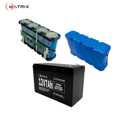 Batteria di Ion Batteries 12v 7ah Lifepo4 UPS del litio per il sistema di memorizzazione a energia solare