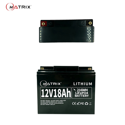 pacchetto 12.8v della batteria di 18ah 12v LiFePO4 per il CCTV/UPS/stoccaggio solare