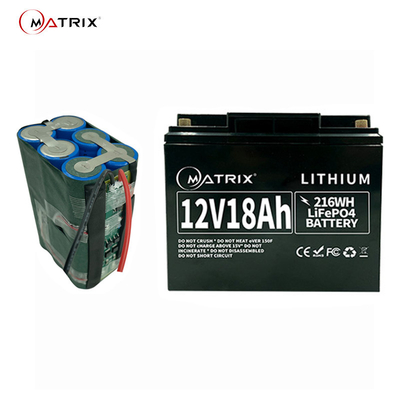 12v batteria al litio ricaricabile 12.8v 18ah Lifepo4 Li-Ion Battery Pack