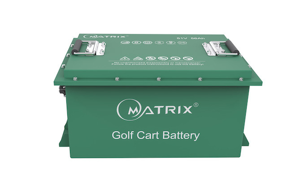 Batteria a lunga durata 48V / 51V 56Ah Lifepo4 Batteria per carrello da golf agli ioni di litio EV Batterie Pack