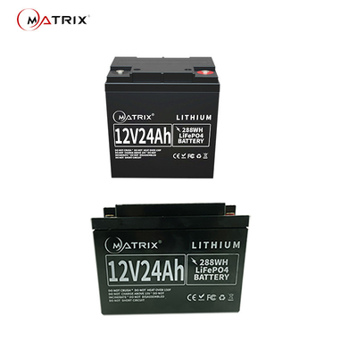 12V24Ah sostituzione di SLA della batteria del Profondo-ciclo Lifepo4 per potere di sostegno dei server