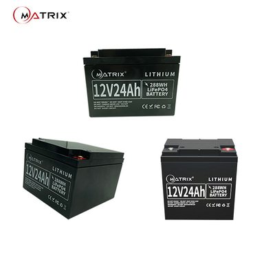 12V24Ah sostituzione di SLA della batteria del Profondo-ciclo Lifepo4 per potere di sostegno dei server